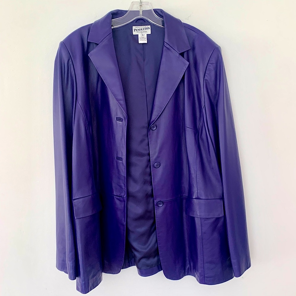 BRAND NEW PENDLETON LEATHER BUTTON UP